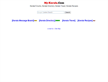 Tablet Screenshot of my-kerala.com